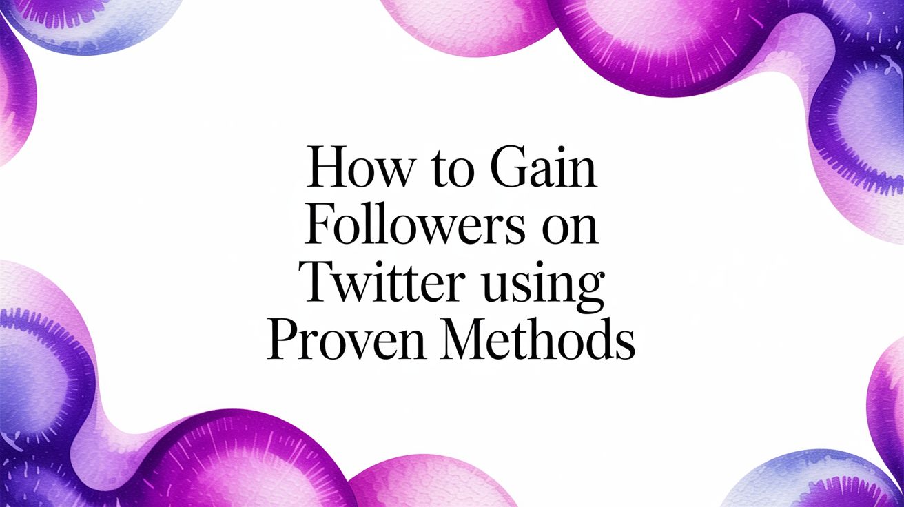 How to Increase Twitter Followers on X (Organic Guide)