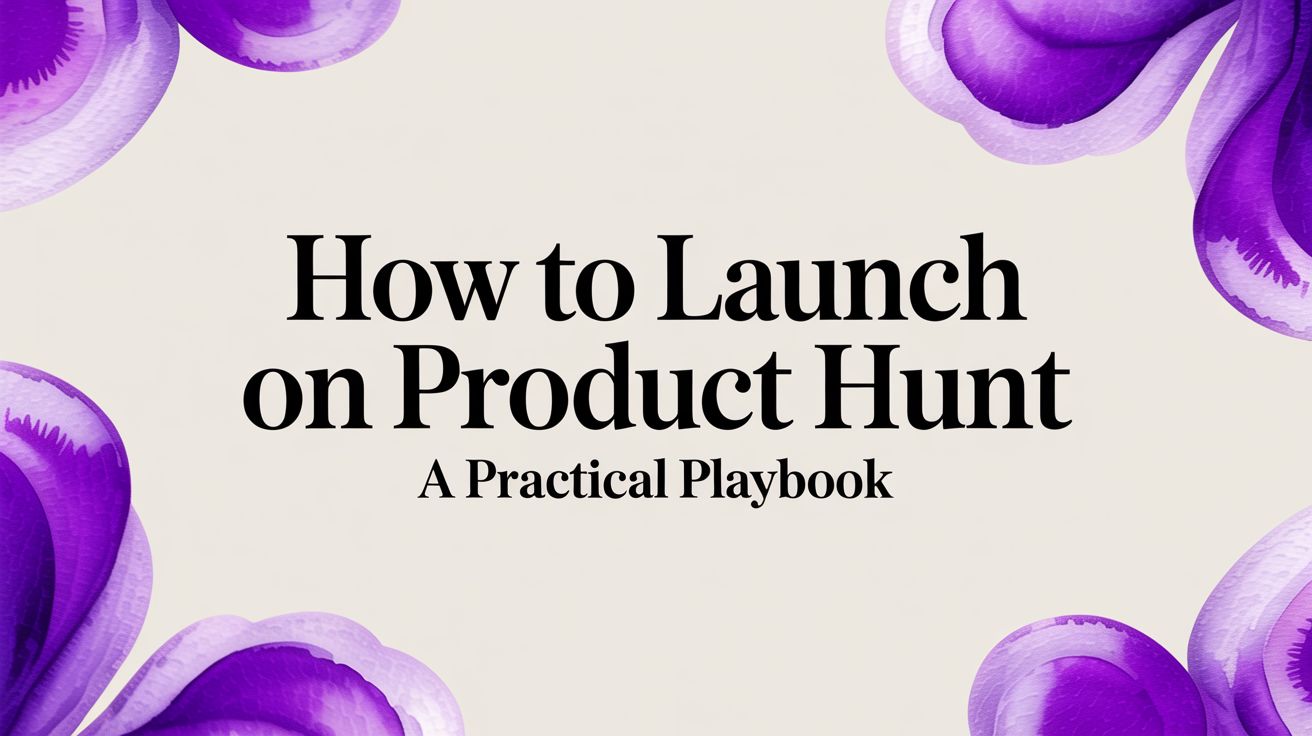 How to Launch on Product Hunt: A Practical Playbook How to Launch on Product Hunt: A Practical Playbook