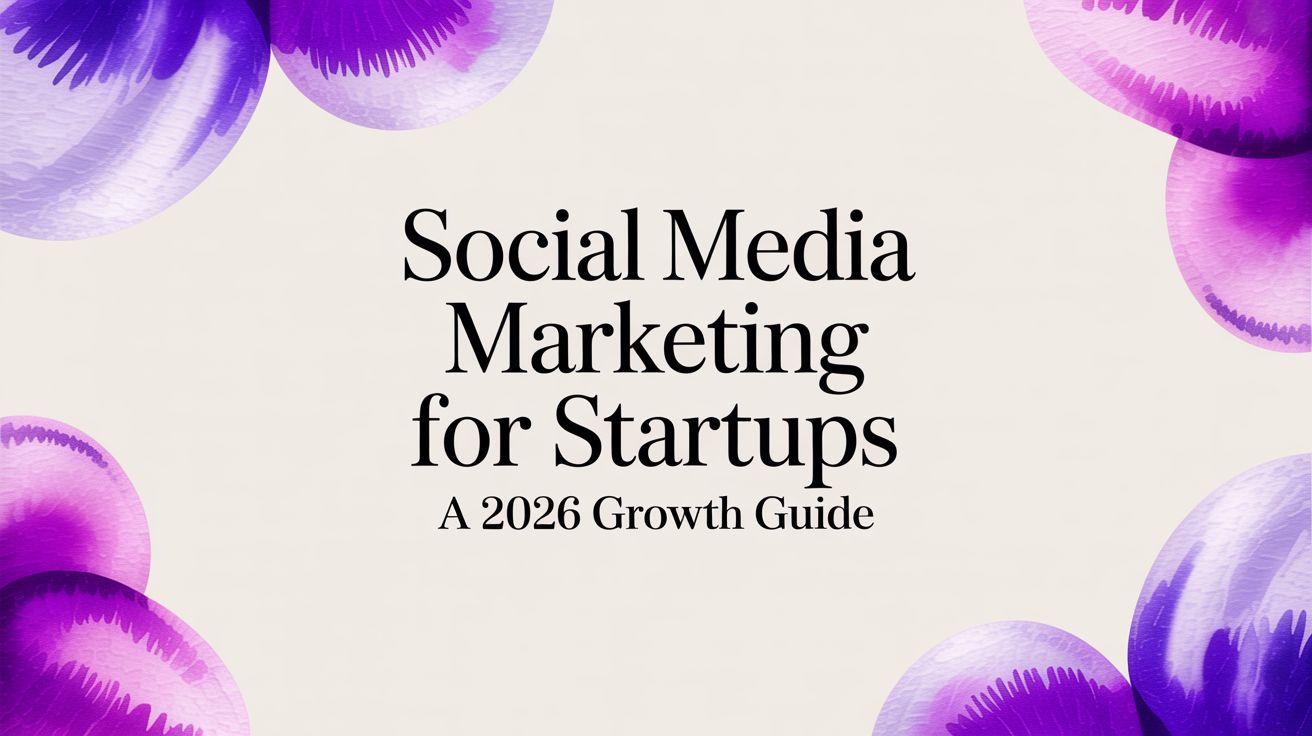 Social Media Marketing for Startups A 2026 Growth Guide