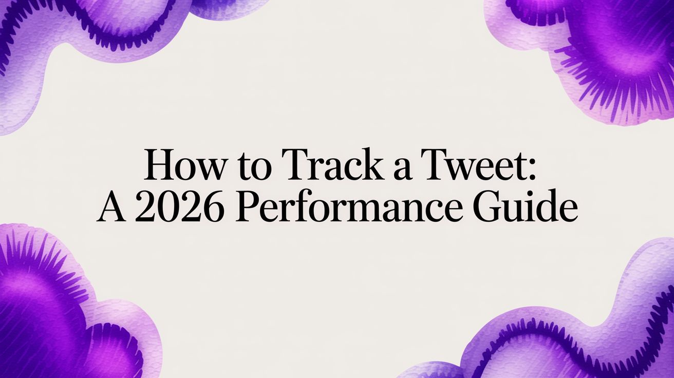How to Track a Tweet: A 2026 Performance Guide