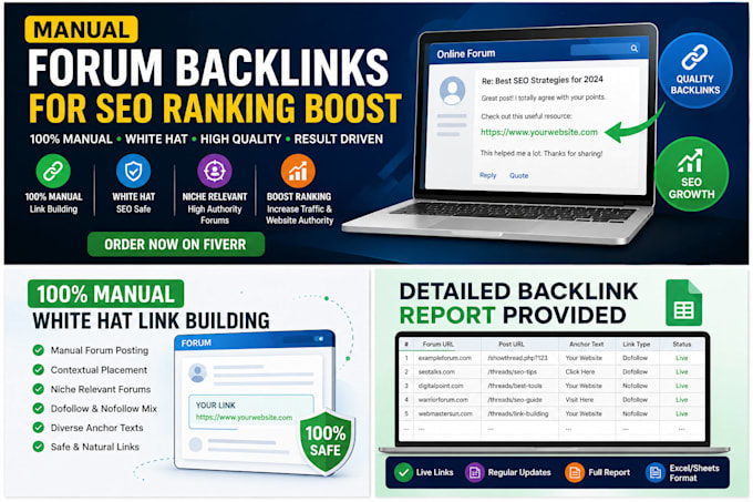high quality manual forum backlinks service for SEO ranking high quality manual forum backlinks service for SEO ranking
