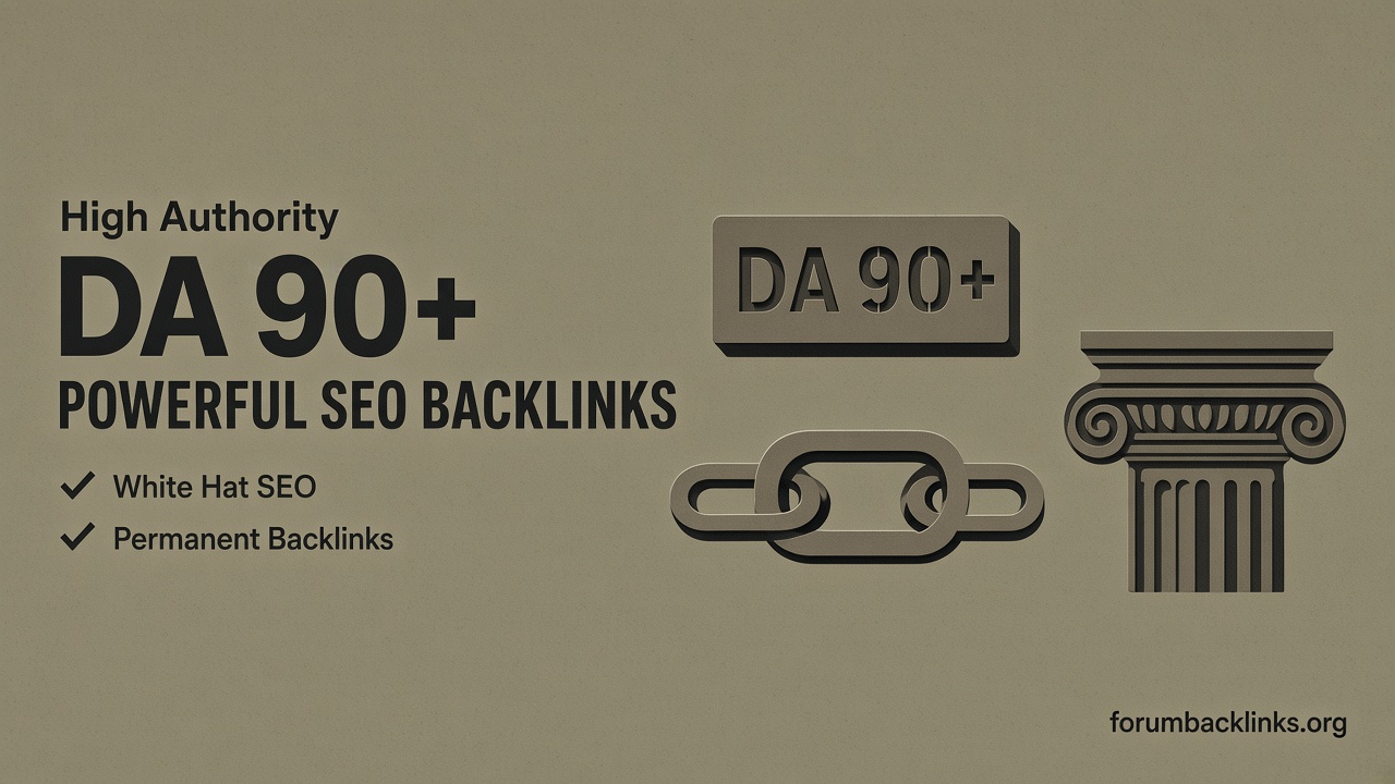 Monthly Off Page SEO Service Using | Forum Backlinks
