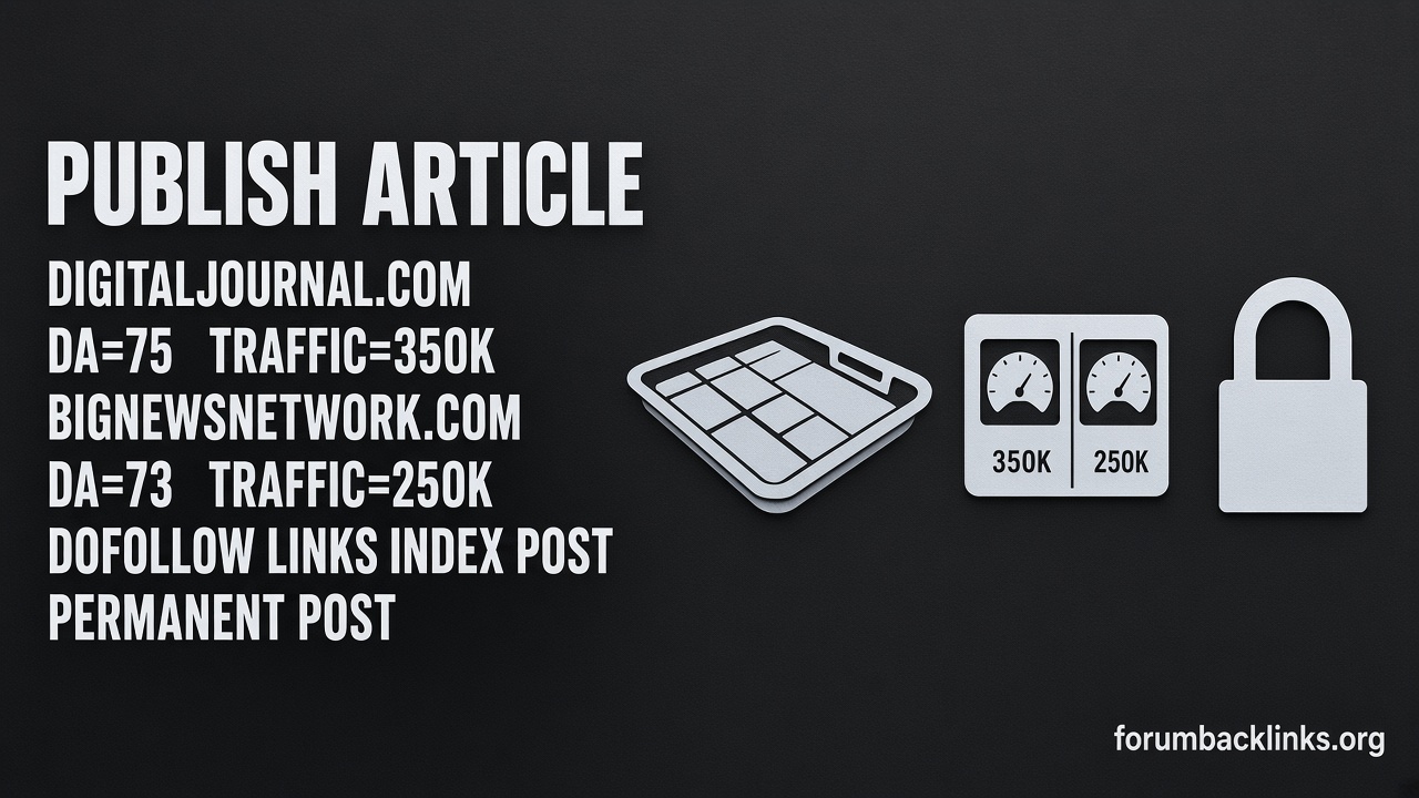 High Quality SEO Backlinks And Link | Forum Backlinks