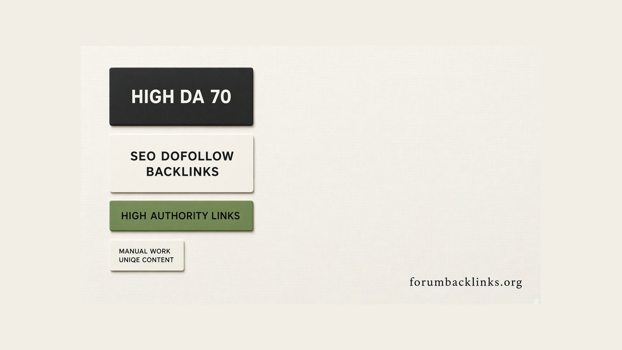 Monthly Off Page SEO Service With White | Forum Backlinks