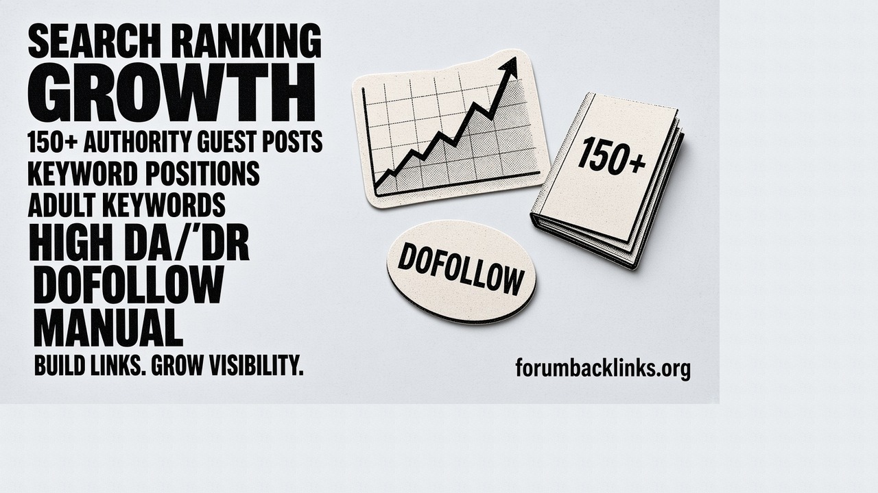 SEO Guest Post Backlinks, Link Building | Forum Backlinks