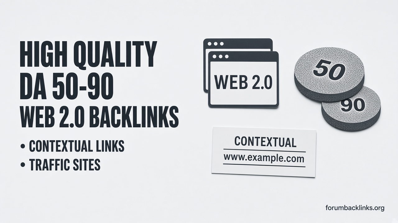 High DA Dofollow SEO Backlinks And Off | Forum Backlinks