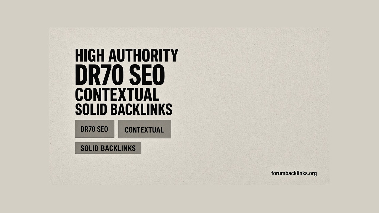 20,000 High Quality Contextual SEO | Forum Backlinks