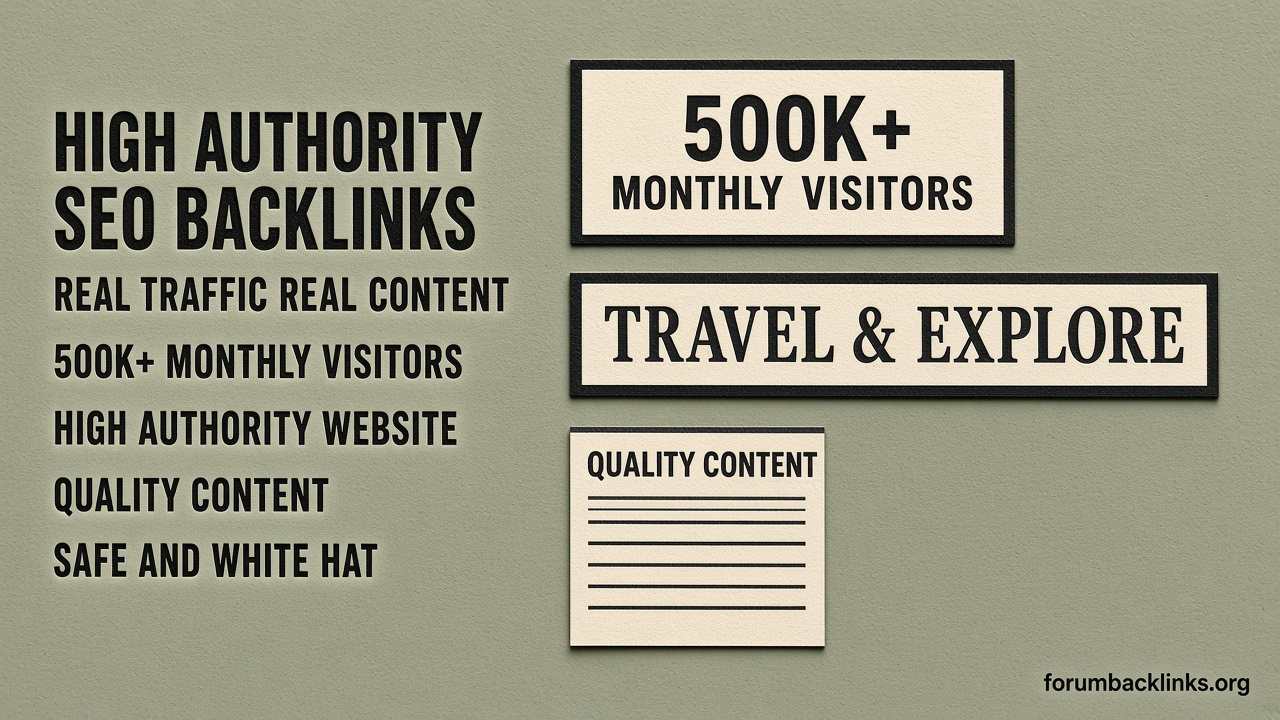 Diverse White Hat SEO Backlink Building | Forum Backlinks