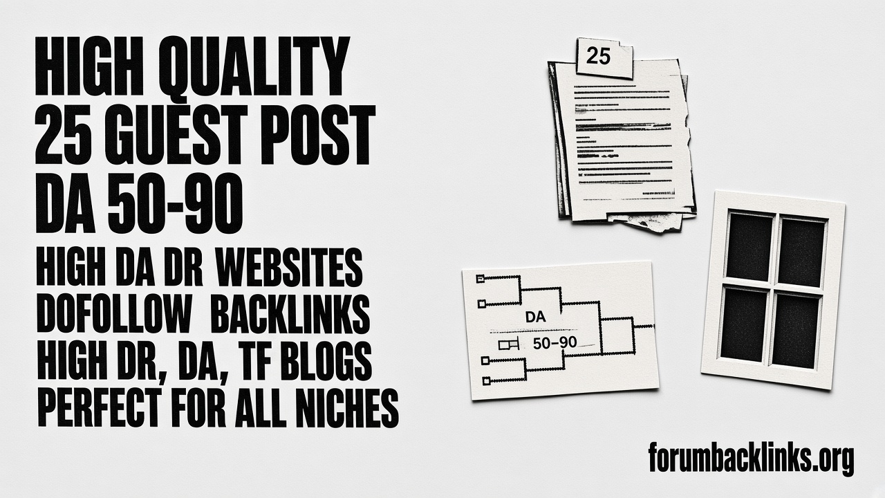 Off Page SEO Link Building Service To | Forum Backlinks