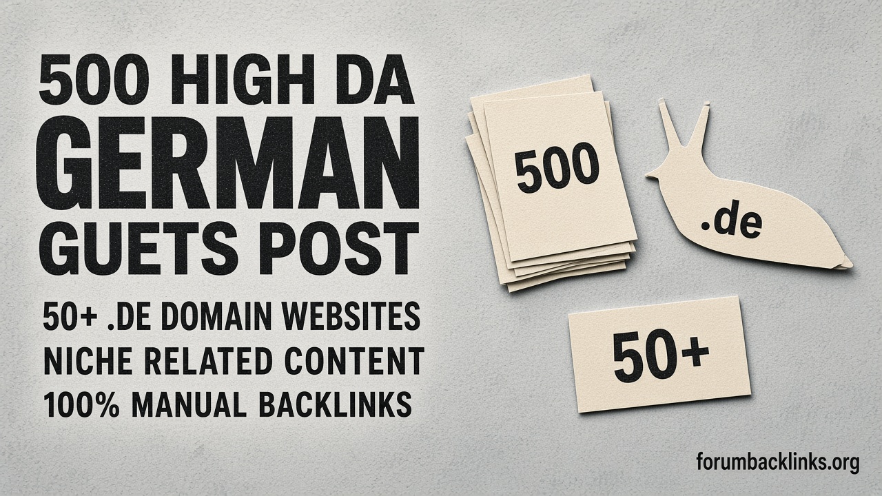 Forum Posting Backlinks Service, High | Forum Backlinks