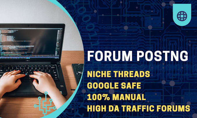 manual forum posting SEO backlinks service on high da dr niche threads
