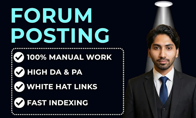 powerful forum posting backlinks service for website ranking