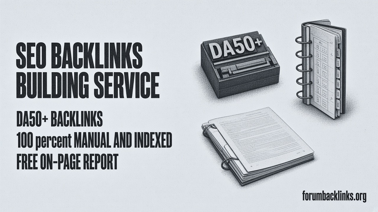 Premium Backlinks Including Guest Posts | Forum Backlinks