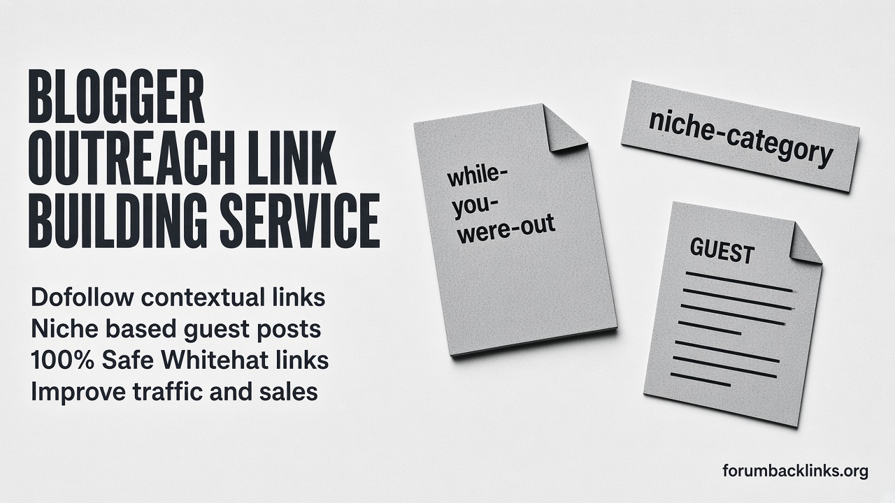 High Authority Contextual SEO Dofollow | Forum Backlinks