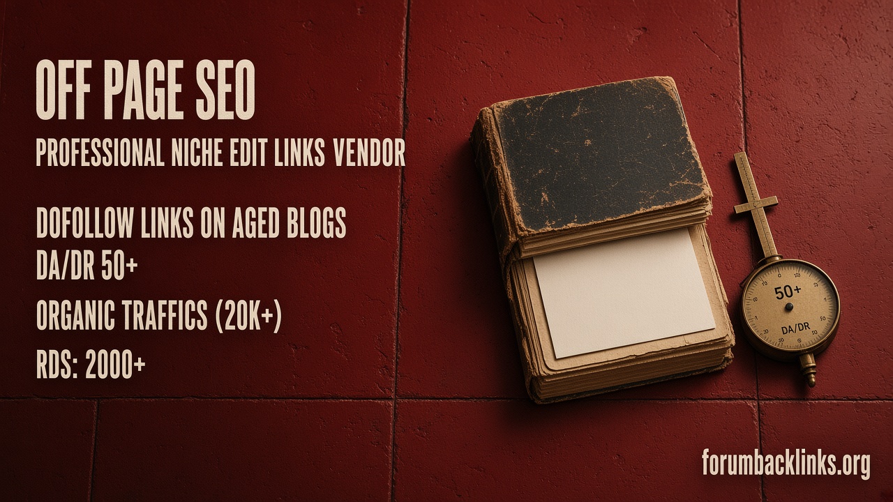High Quality Contextual Dofollow SEO | Forum Backlinks