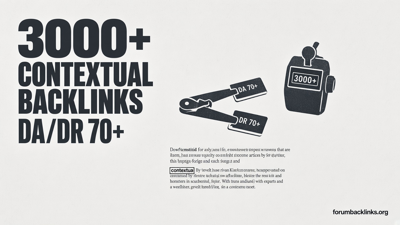 Off Page Contextual SEO Backlinks High Da | Forum Backlinks