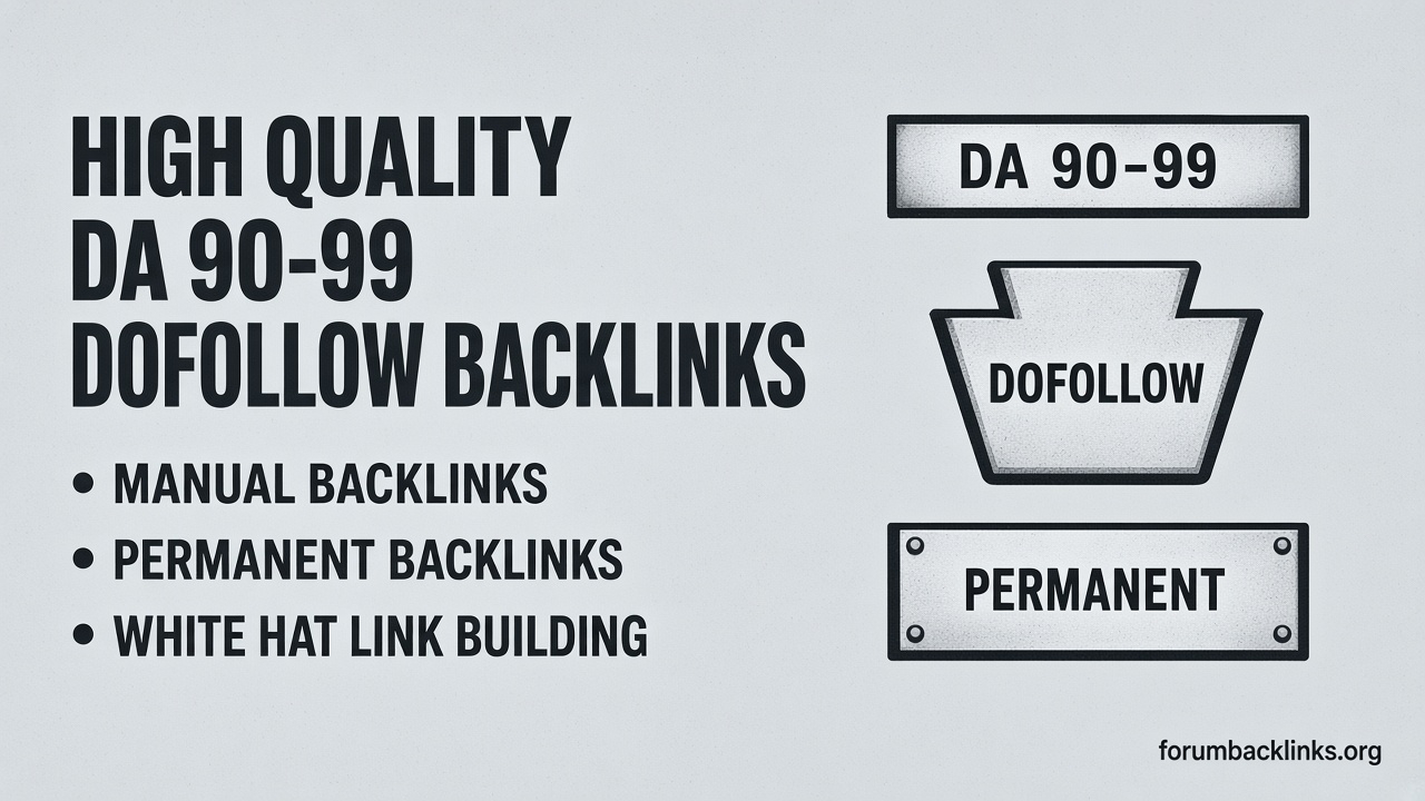 High Quality Guest Posts With Dofollow | Forum Backlinks