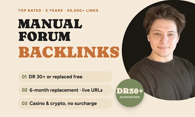 high quality manual forum backlinks service with high DR da high quality manual forum backlinks service with high DR da