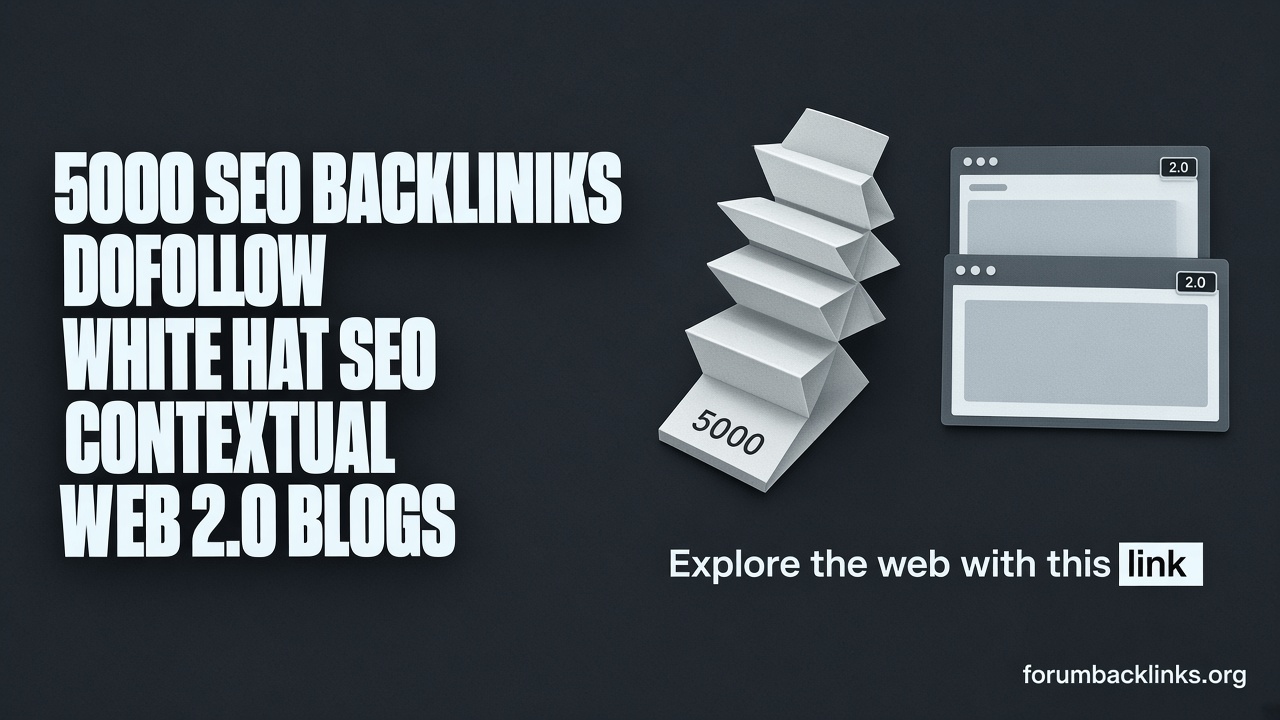 High Quality Dofollow Backlinks For SEO | Forum Backlinks