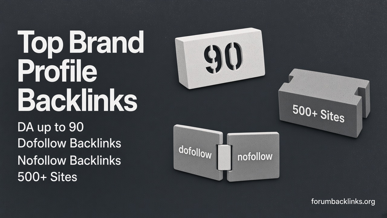 80 High Da Indexed SEO Backlinks | Forum Backlinks