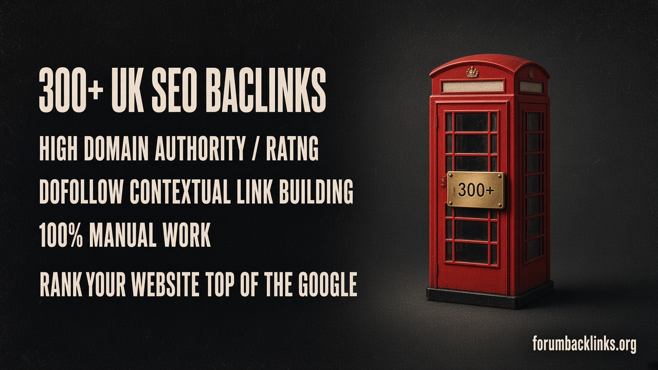 High Quality SEO Backlinks And Link | Forum Backlinks