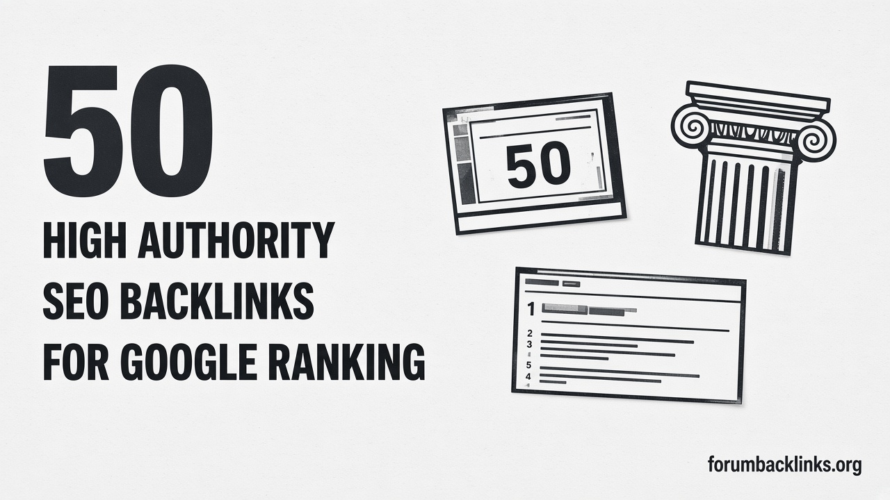 Monthly Off Page SEO Authority Backlinks | Forum Backlinks