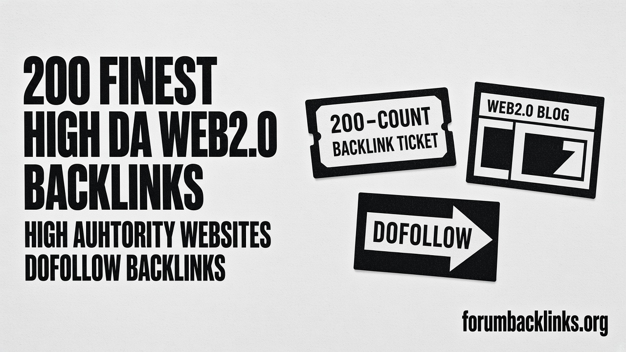 High Da Guest Post With Dofollow SEO | Forum Backlinks