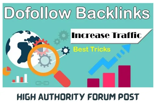 high authority dofollow forum backlinks service, manual, for google top ranking