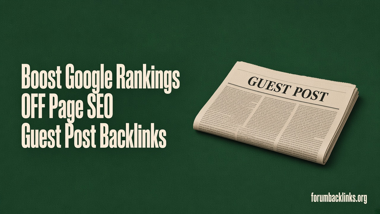 High Authority Manual White Hat Dofollow | Forum Backlinks