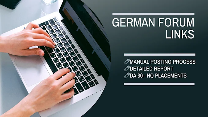 SEO german backlinks service through forum comments, german linkbuilding