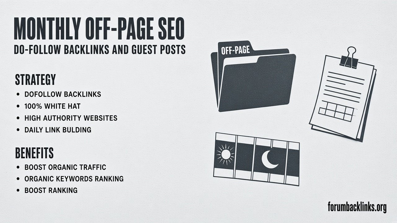 Effective SEO Backlink Strategy With | Forum Backlinks