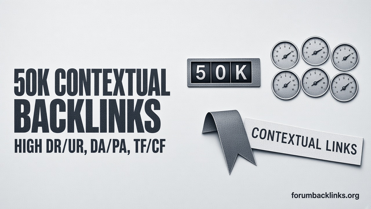 Monthly Off Page Seo Using Profile, Web 2 | Forum Backlinks