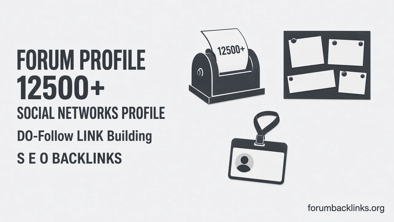 High Quality Dofollow Backlinks For SEO | Forum Backlinks