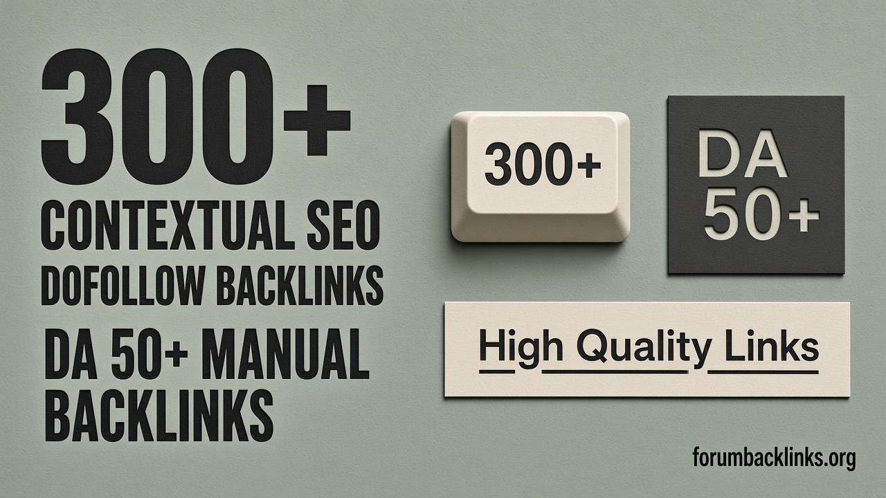 Off Page SEO Link Building Service To | Forum Backlinks