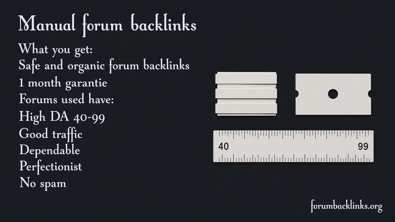 High Domain Authority DA Permanent | Forum Backlinks
