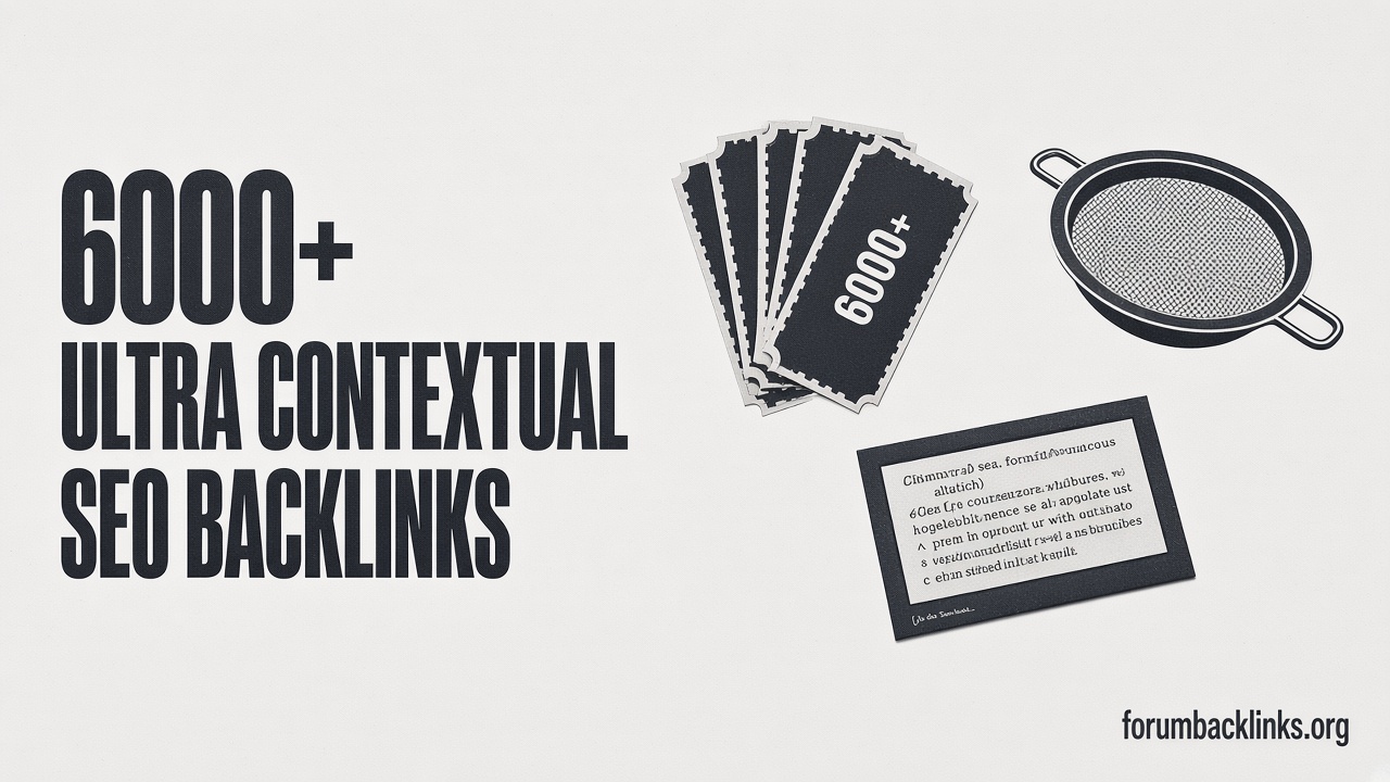 Niche Relevant SEO Backlinks And Guest | Forum Backlinks