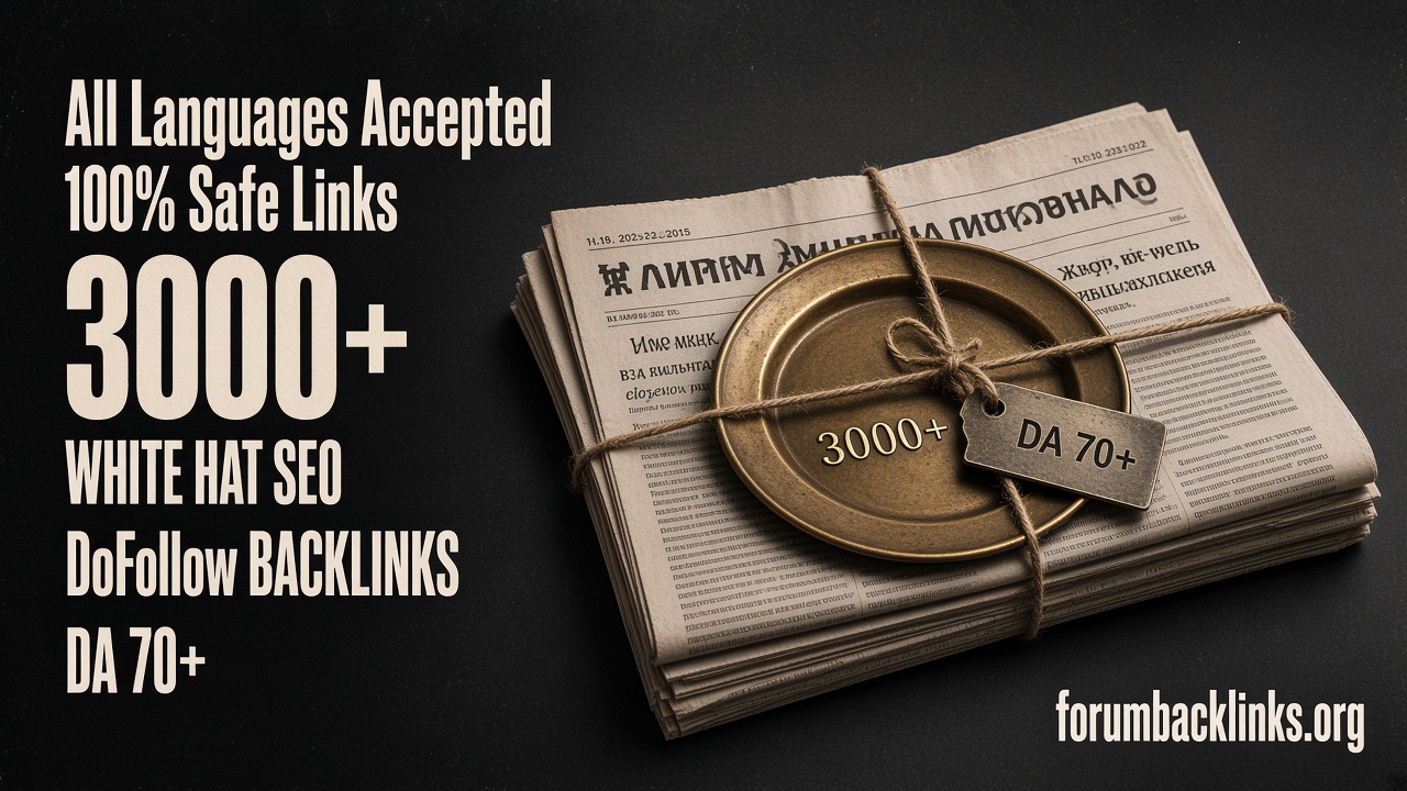 Rank Your Website By Daily Basis High | Forum Backlinks