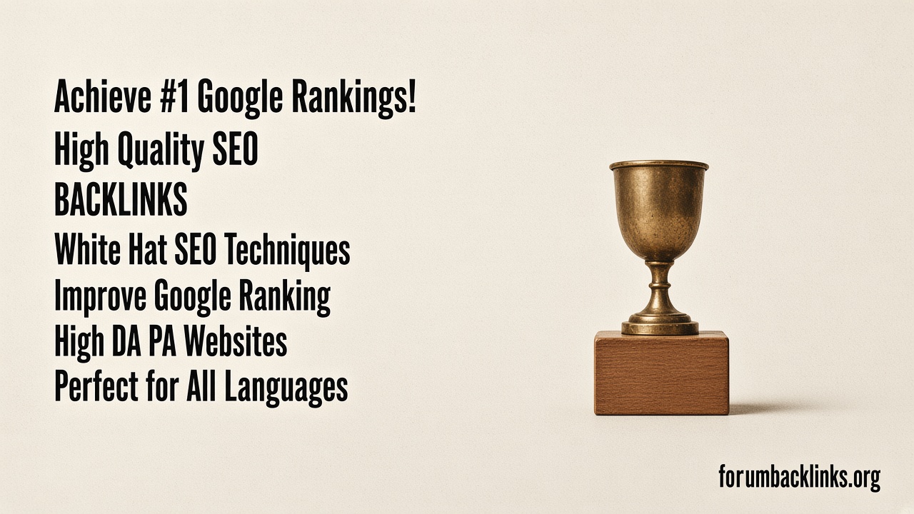 High Da Guest Post, Guest Posting With | Forum Backlinks