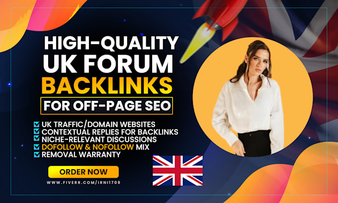high quality uk forum backlinks service for off page seo