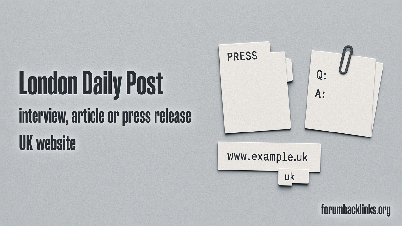 SEO Guest Post Backlinks, Link Building | Forum Backlinks