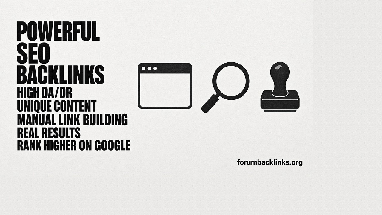 Off Page SEO Backlinks High DA 90 | Forum Backlinks