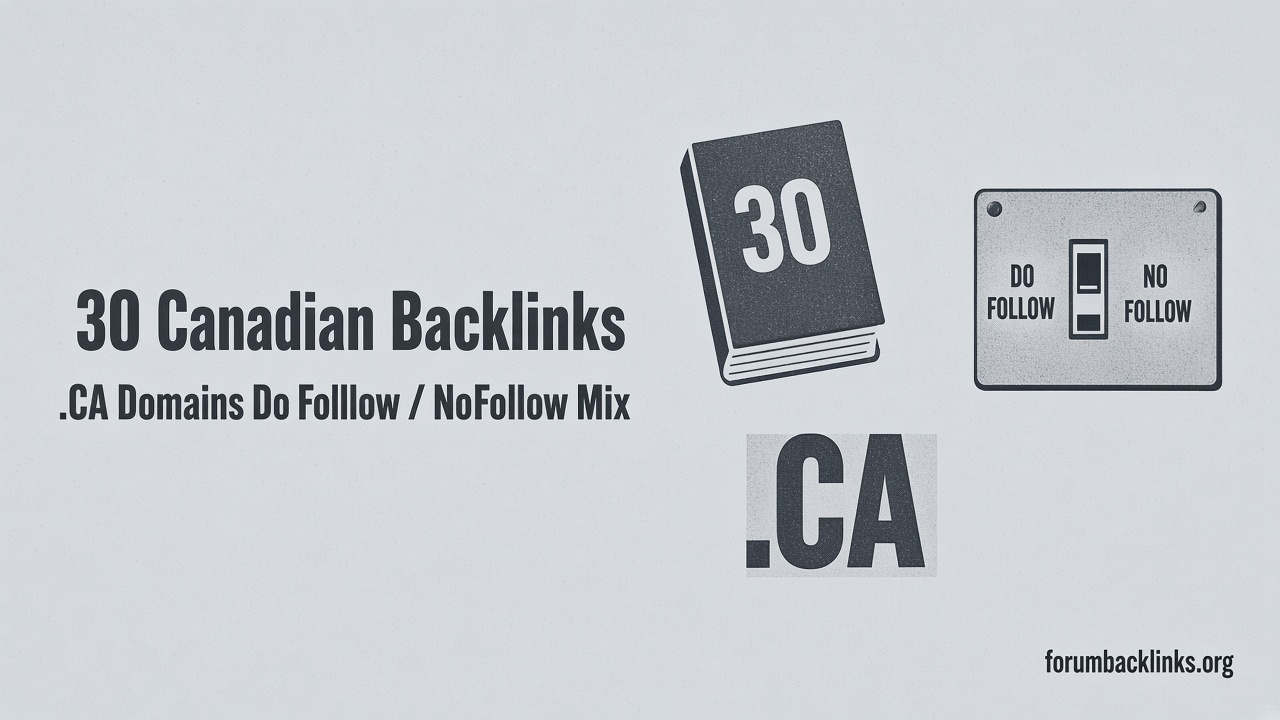 High Quality Dofollow Seo Contextual | Forum Backlinks