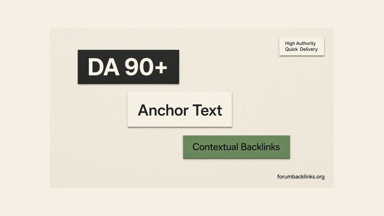 High Da SEO Backlinks, Contextual Link | Forum Backlinks
