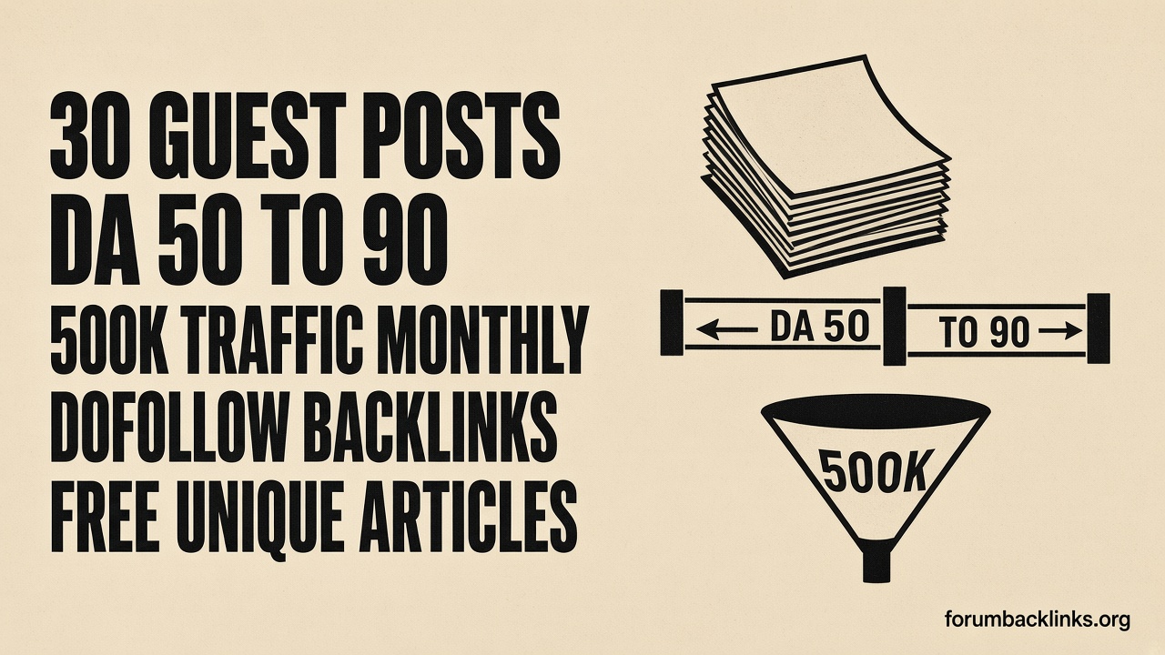Quality Contextual SEO Backlinks Link | Forum Backlinks