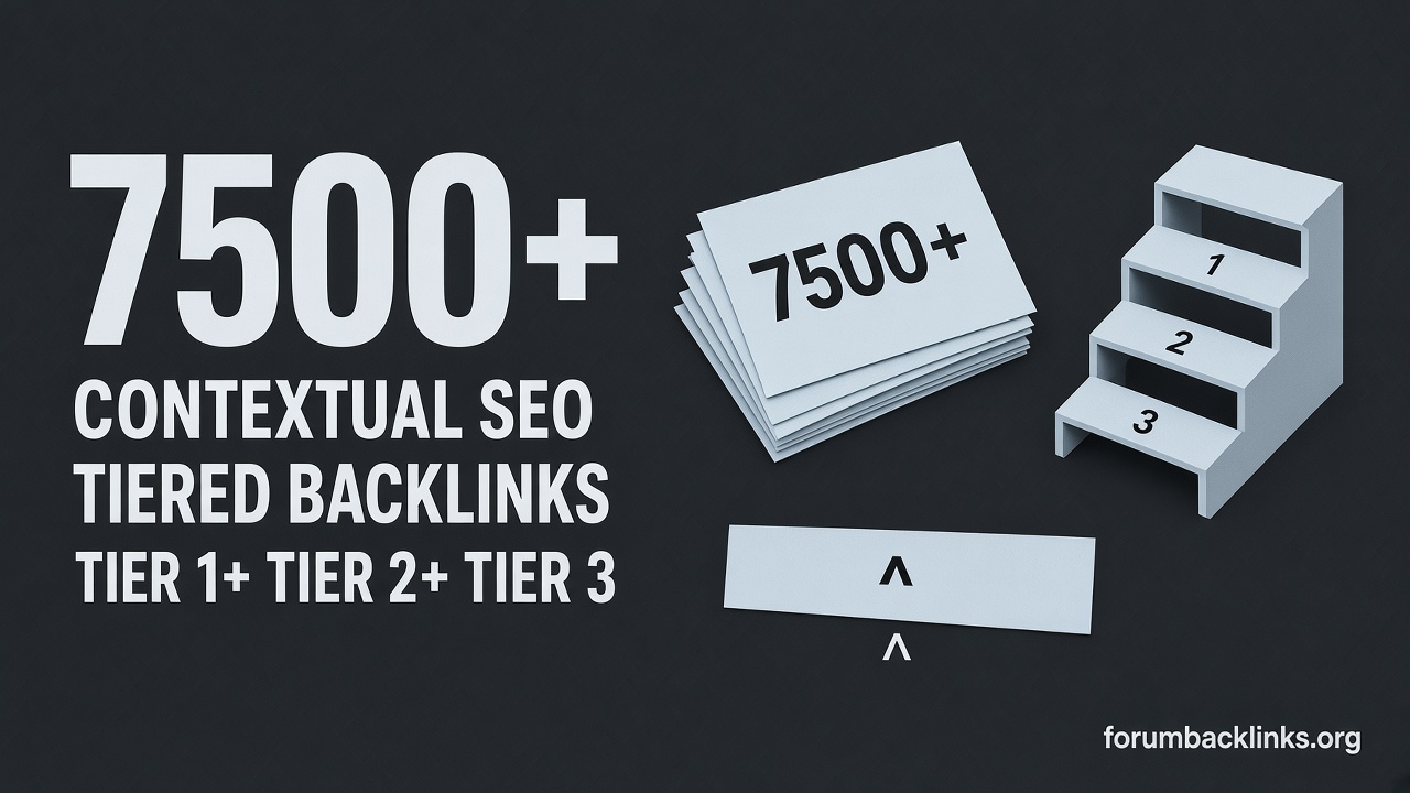 High Quality Contextual SEO Dofollow | Forum Backlinks