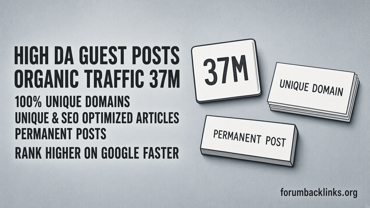 Ai Seo Backlinks Diverse High Da 60 Plus | Forum Backlinks