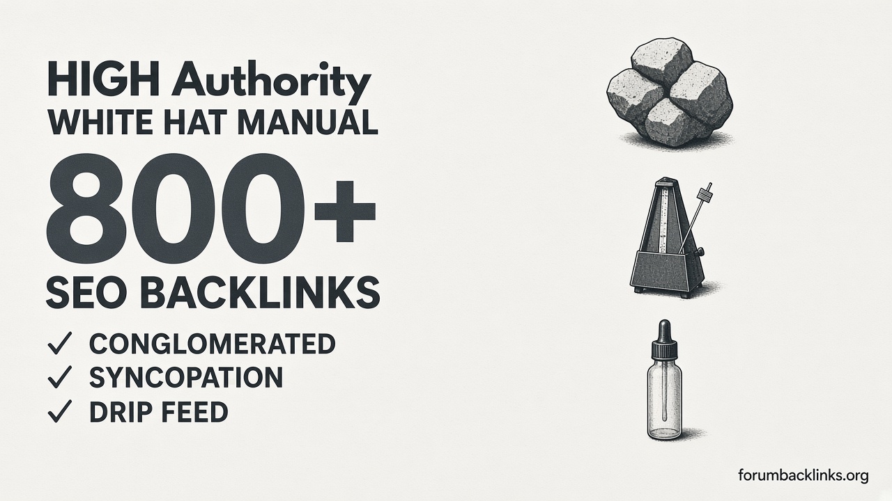 High Quality SEO Backlink Link Building | Forum Backlinks
