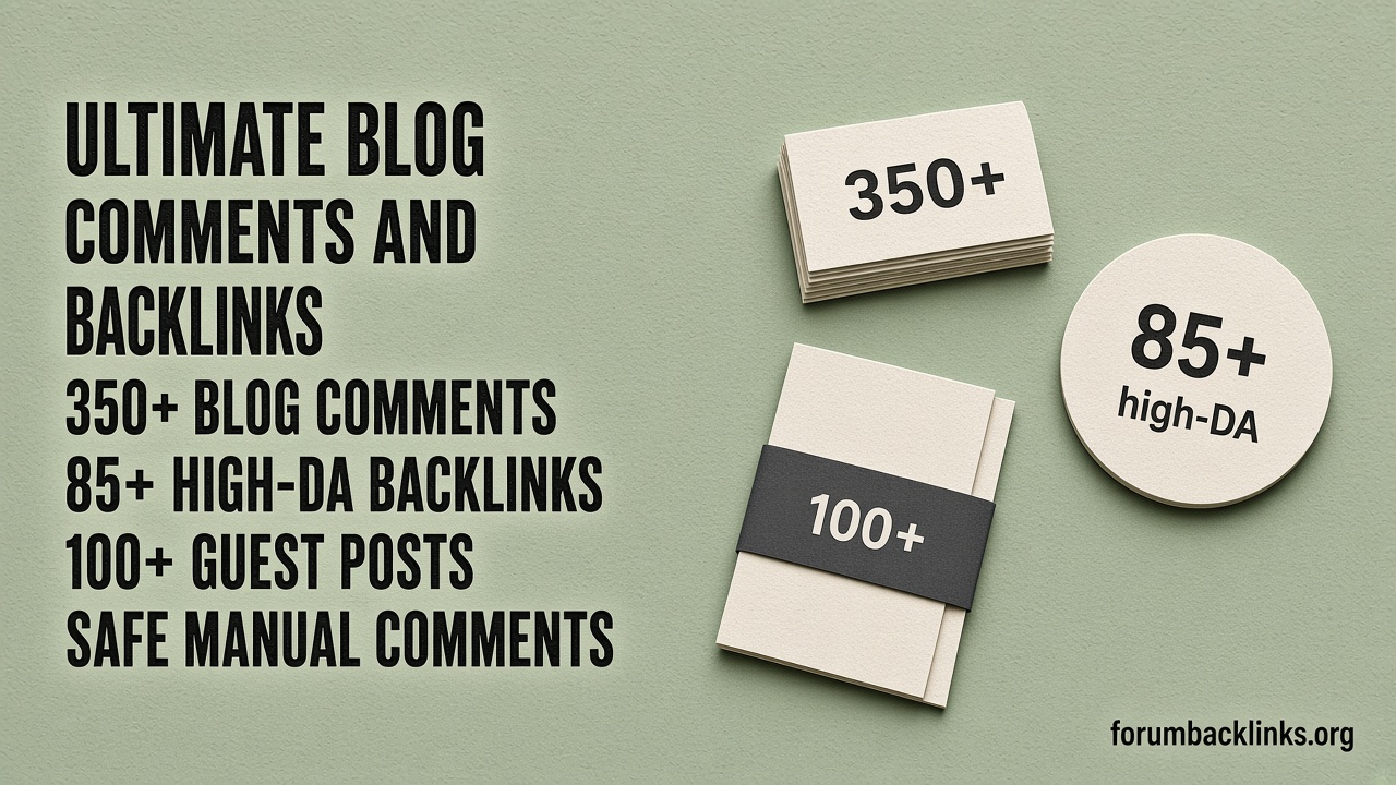 High Quality SEO Backlinks And Link | Forum Backlinks