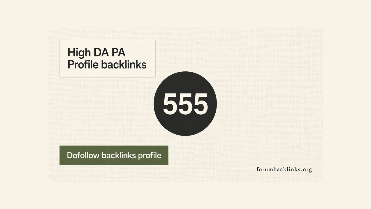 Monthly Off Page Seo Backlinks Service By | Forum Backlinks