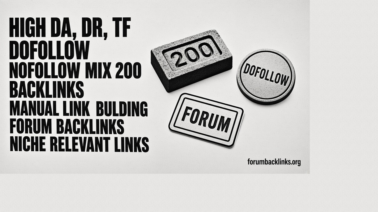 Ai Seo Backlinks Diverse High Da 60 Plus | Forum Backlinks